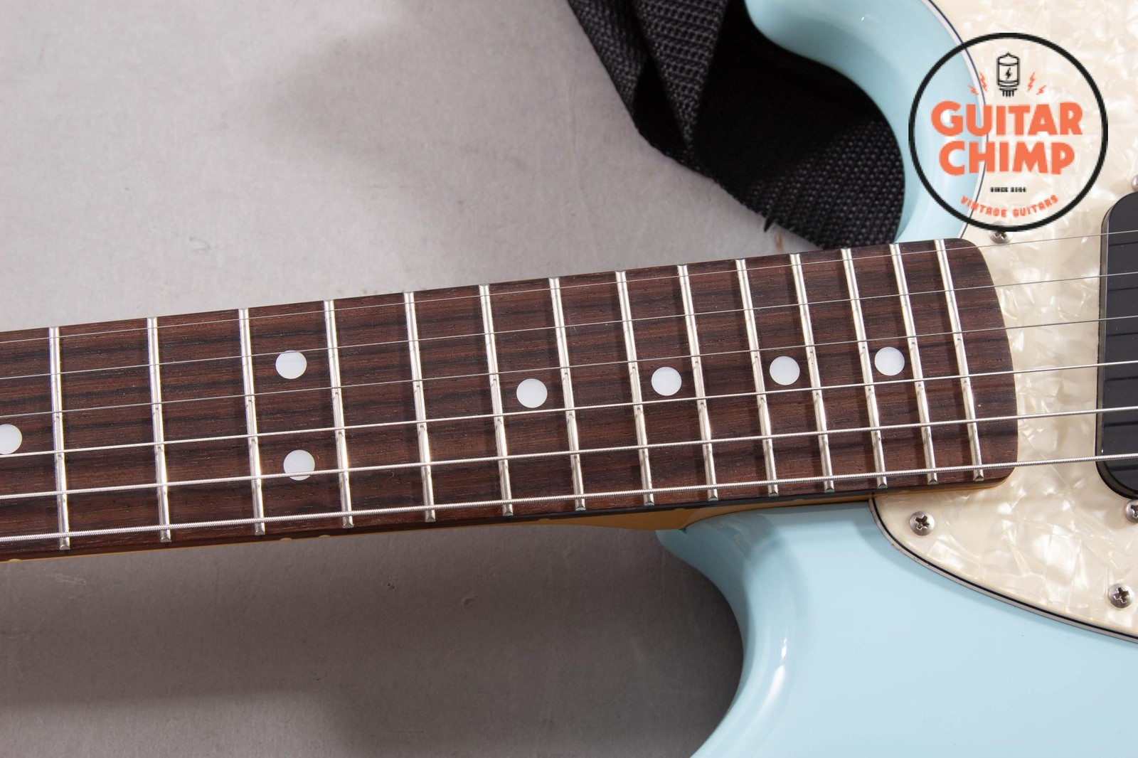 2015 Fender Japan Exclusive Classic ’60s Mustang – Daphne Blue – Rosewood – MIJ