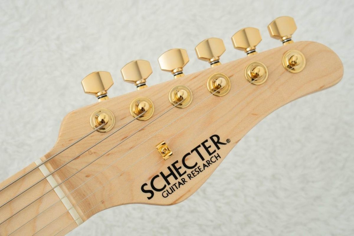 SCHECTER / KR-24-P90-FXD -Blonde w/Gold Parts Limited Model