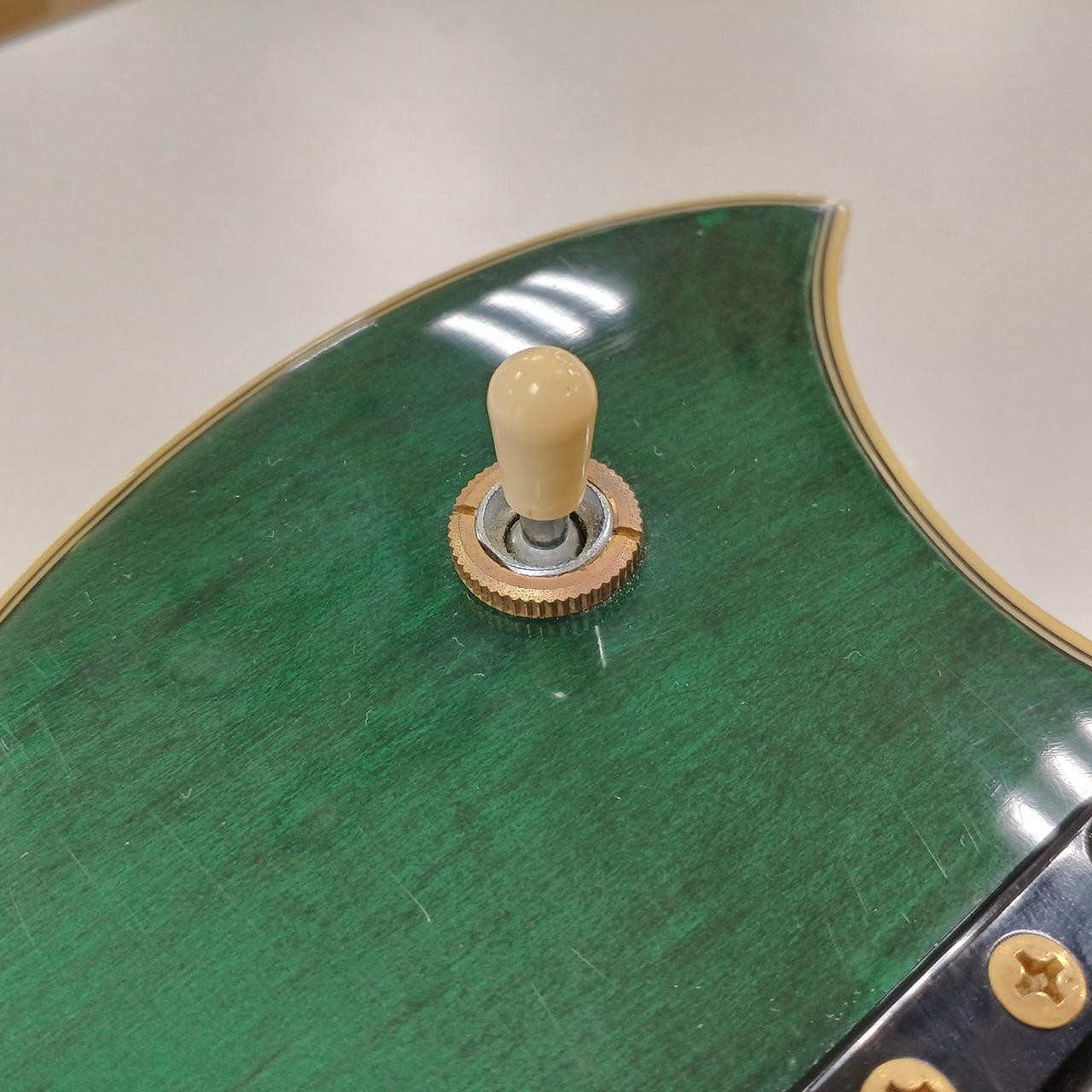 YAMAHA SG1500 Jade Green SG Type Electric Guitar Used Shipping From Japan