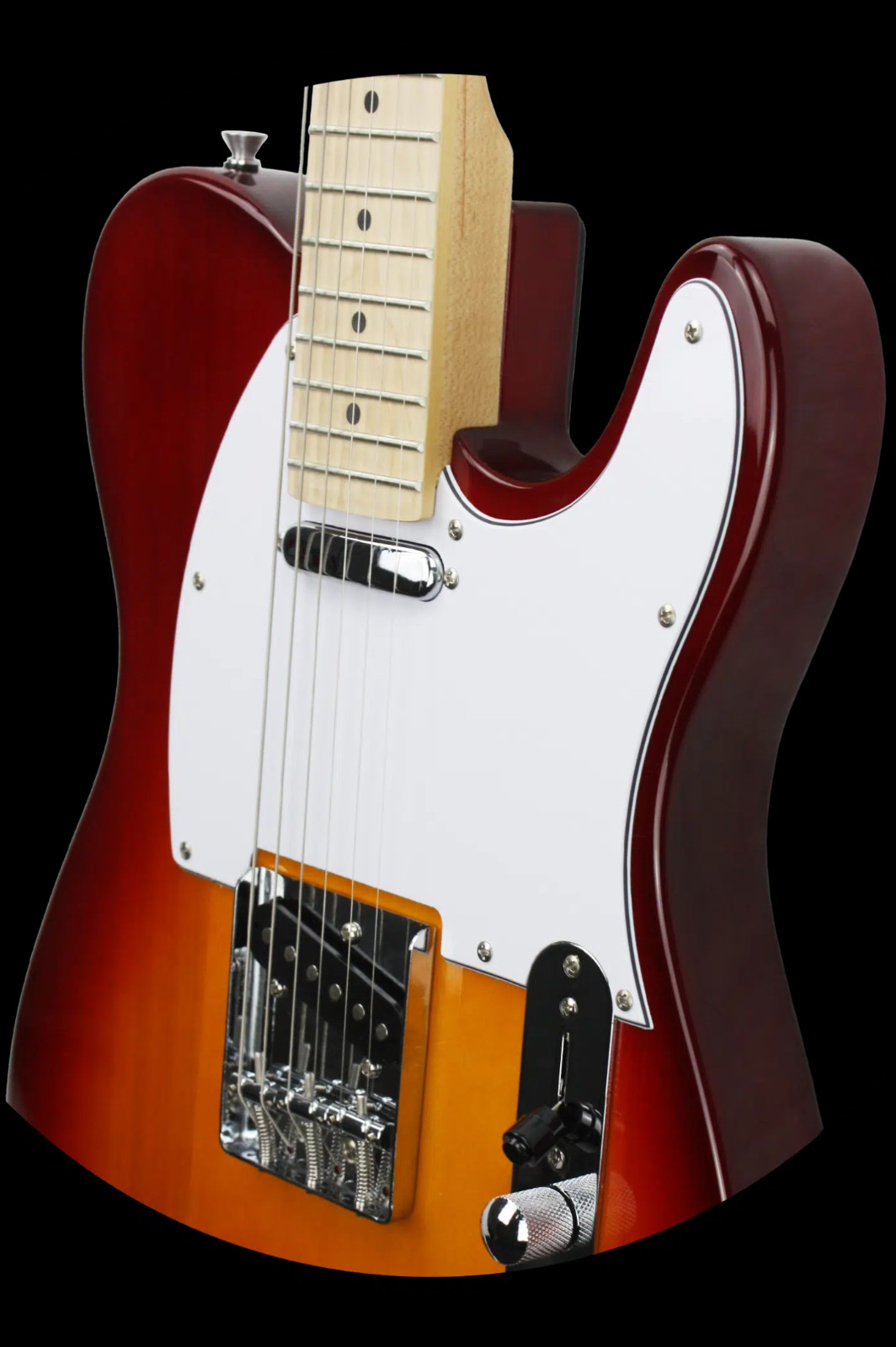 Amati Solid-Body 6-String Electric Guitar w/Gig Bag – 30TCHG – Cherry Sunburst