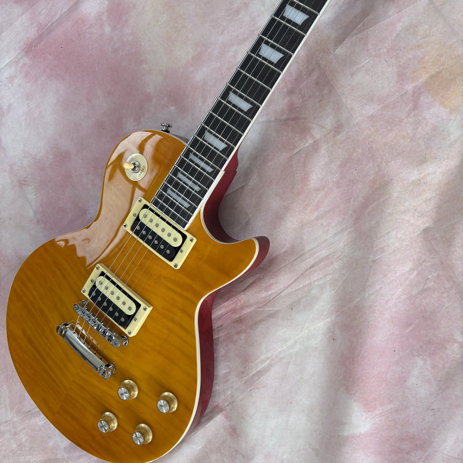 low price Slash LP Standard Rosewood Fingerboard Flame maple top electric guitar