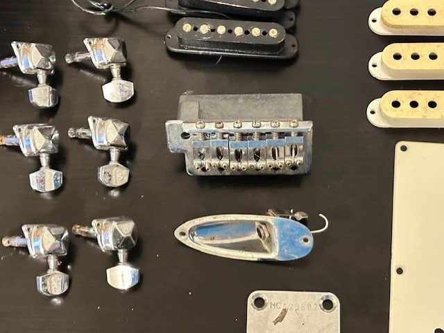 Fender Squier Bullet Stratocaster Parts Lot (Untested)