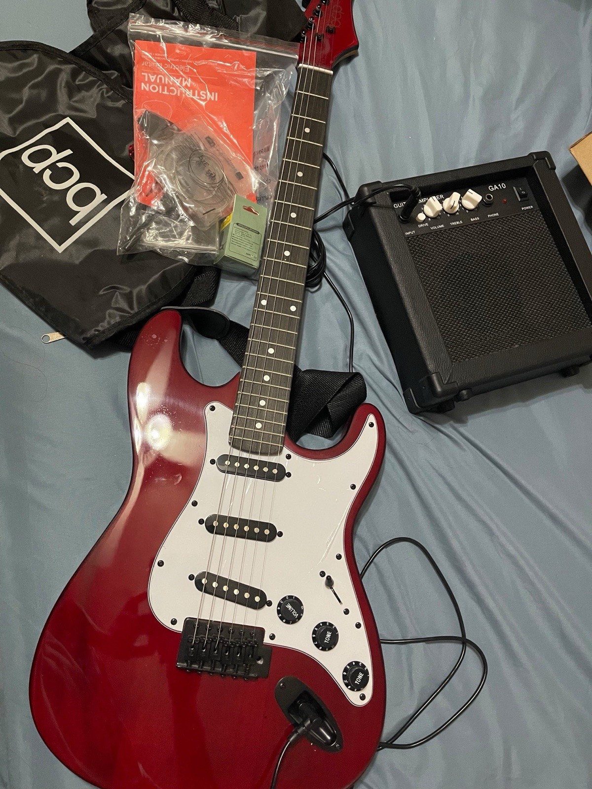 Best Choice Products 39in Electric Guitar Starter Kit for Beginners With Amp
