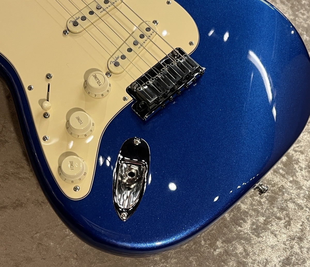 Fender American Ultra Stratocaster Cobra Blue Left Hand 2022 Used [AUTH]