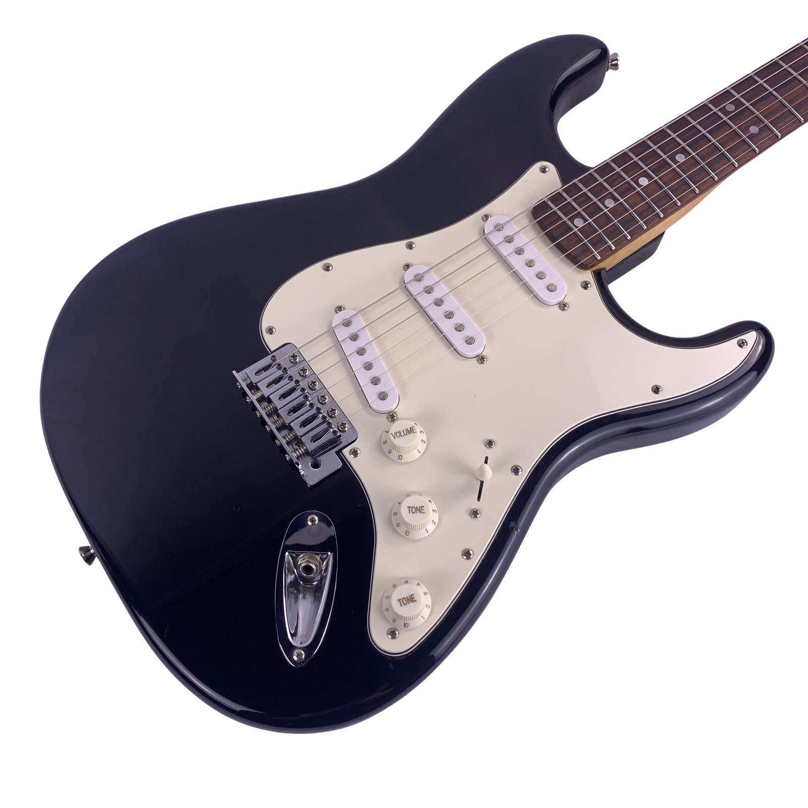 Squier Strat Electric Guitar Black (Used)