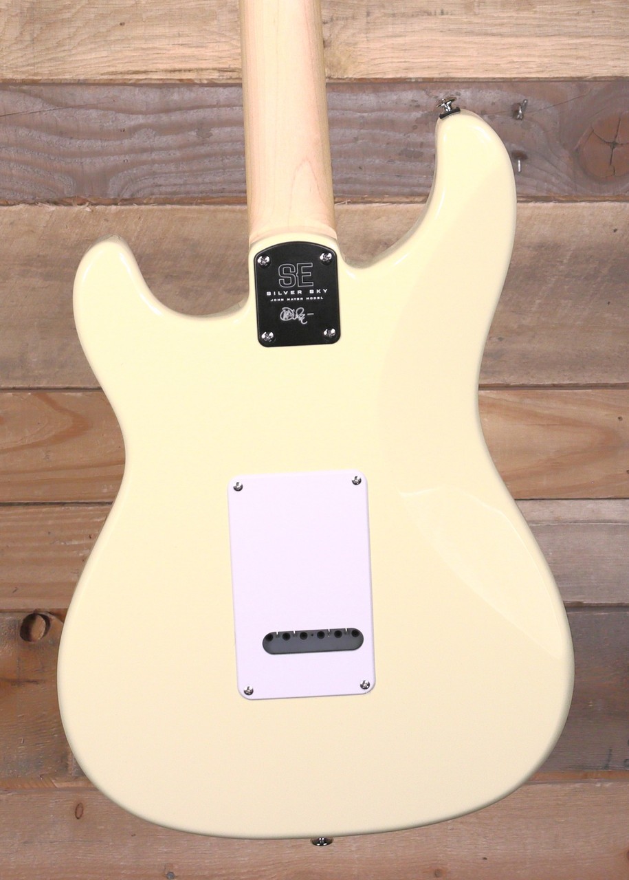 PRS SE Silver Sky Maple Electric Guitar Moon White w/ Gigbag