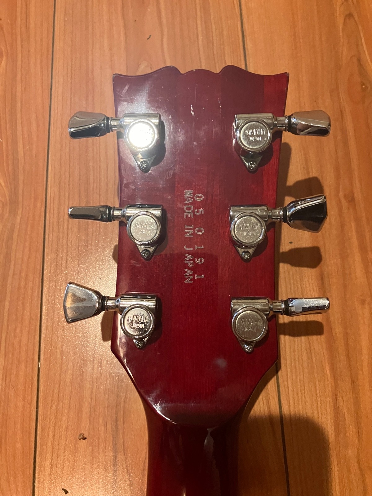 1980’s Yamaha SBG500 Model Electric Guitar With Case – Made in Japan – Red
