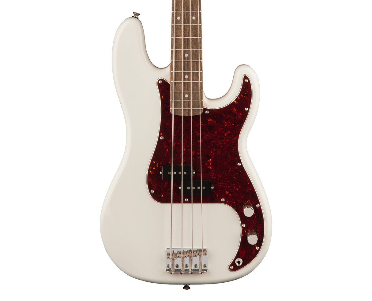 Used Squier Classic Vibe ’60s Precision Bass – Olympic White w/ Laurel FB