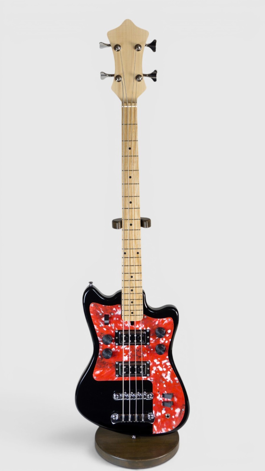 Borisov Bassa Style Custom 4-String Guitar Onboard Fuzz Circuit USSR