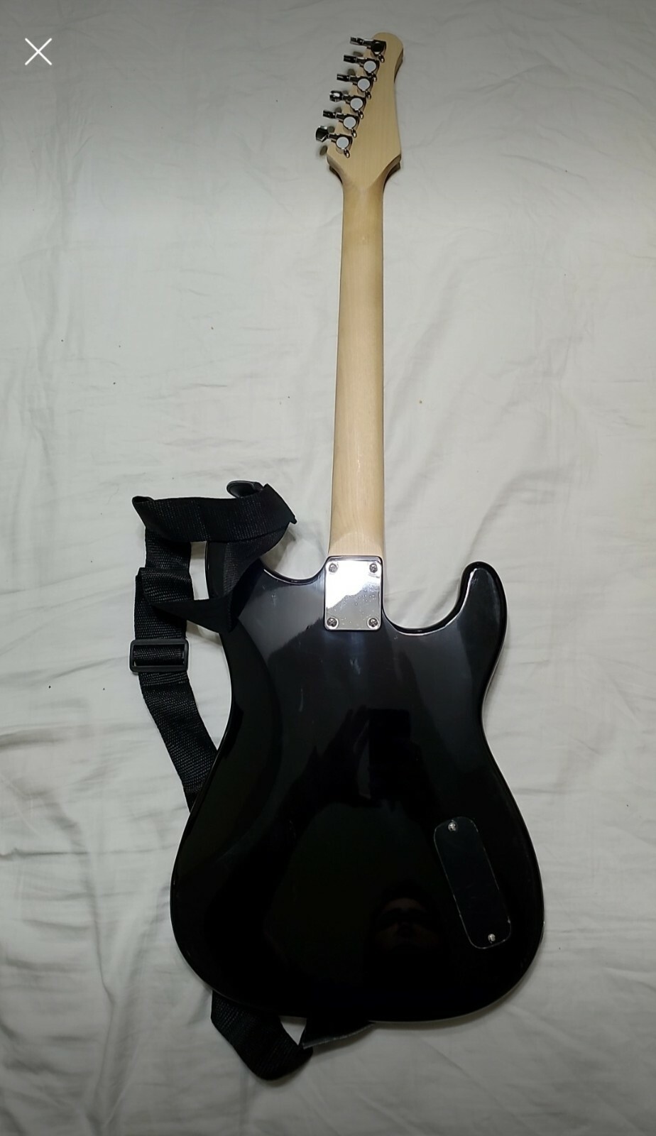 Sawtooth Rise 3/4 Basswood Solid Body 6-String Electric Guitar Kit with Amp and