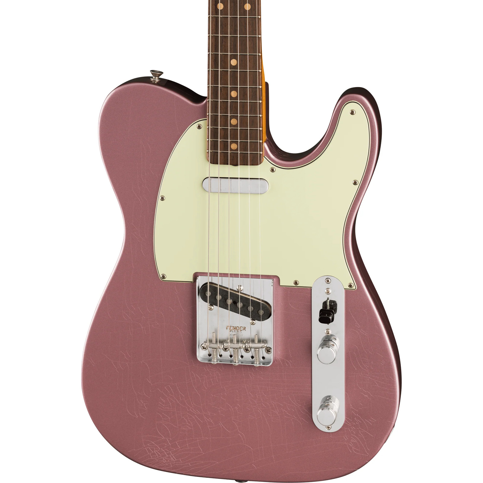 Fender Vintera II Road Worn ’60s Telecaster – Burgundy Mist Metallic