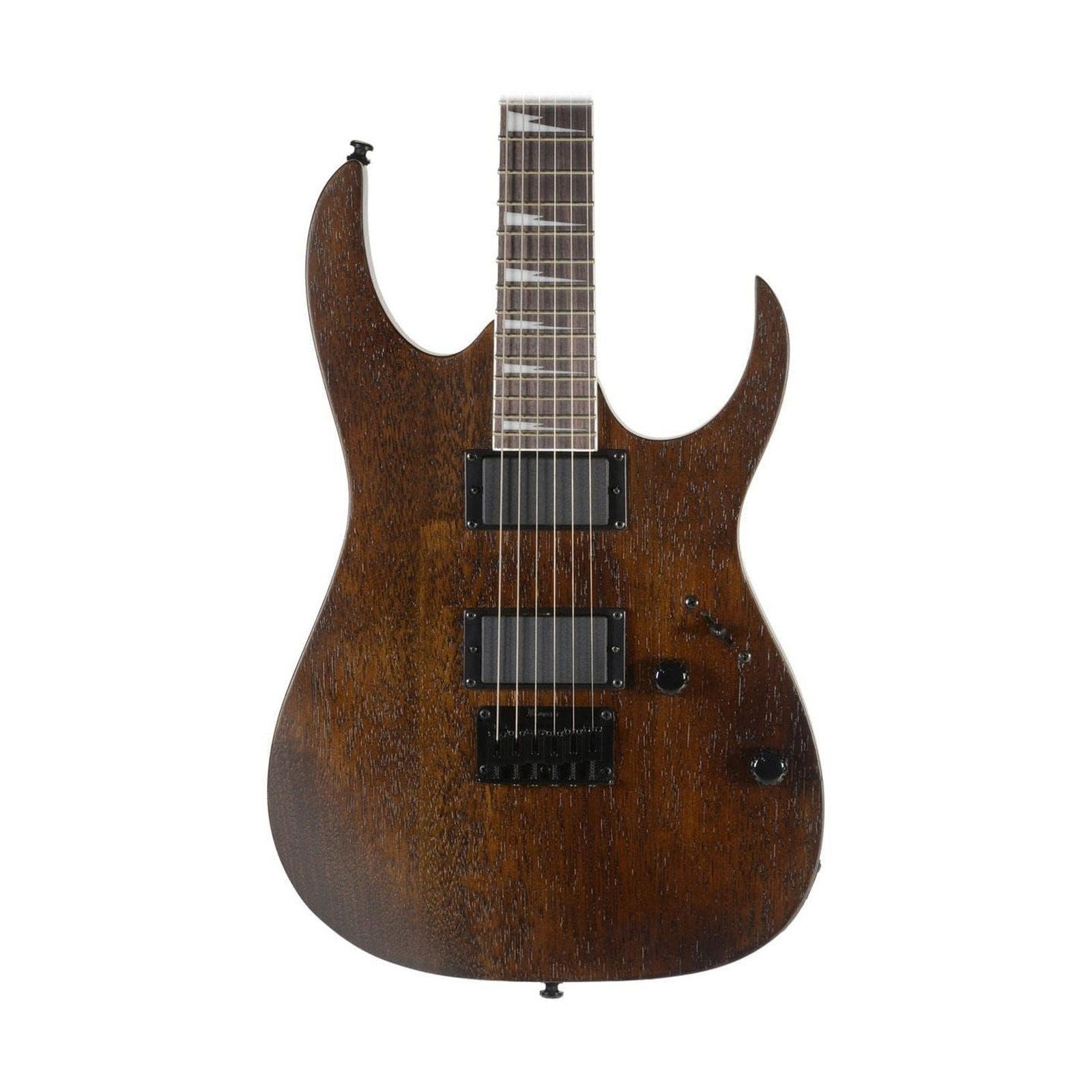 Ibanez GRG 6 String Solid-Body Electric Guitar, Right, Walnut Flat, Full (GRG…