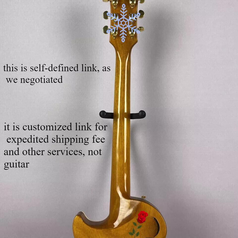 String Brown Cross Waist Artistic Concave Waist Custom Electric Guitar