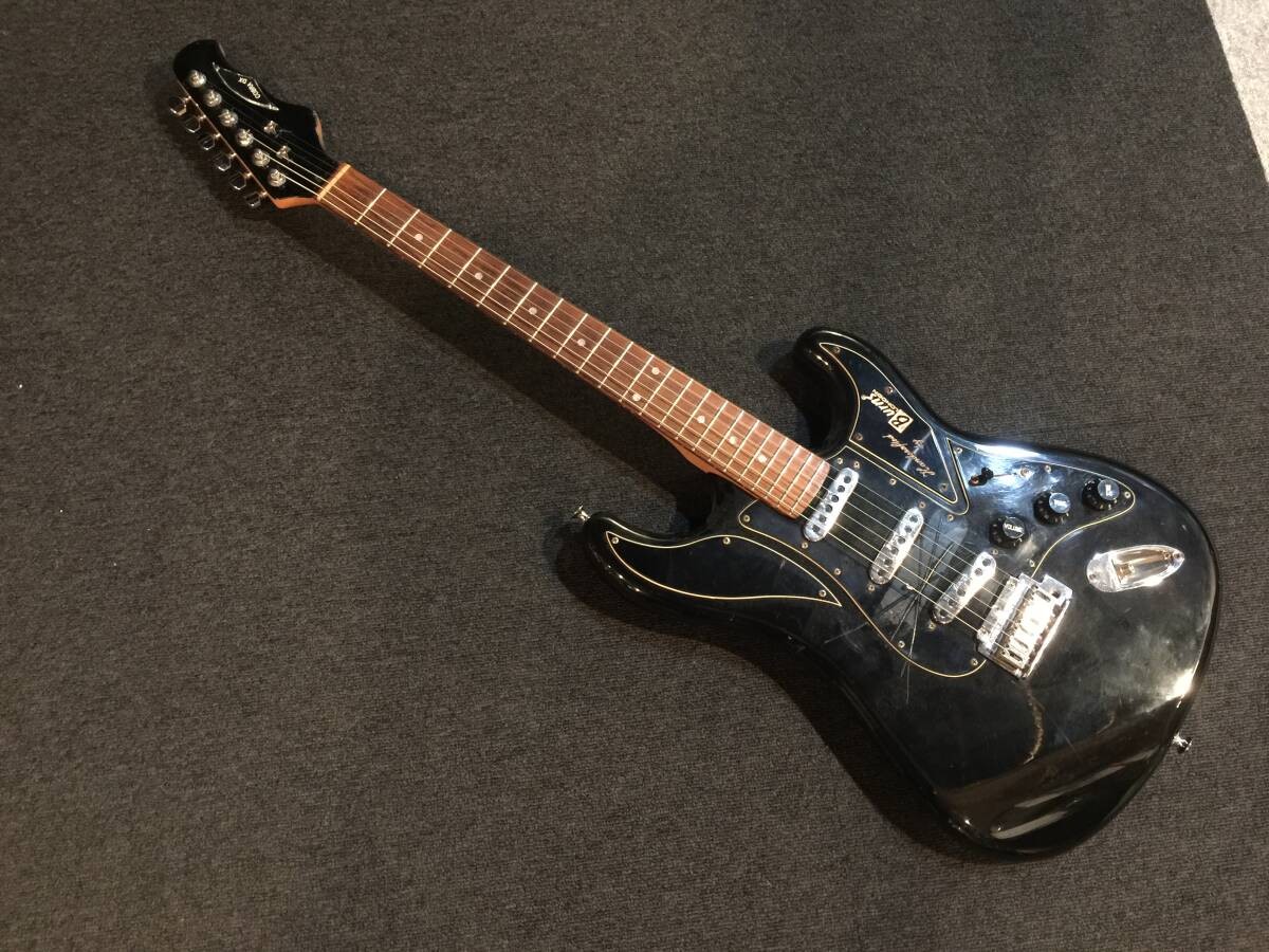 Rare Burns London Cobra DX Black Electric Guitar Discontinued Very Good Used