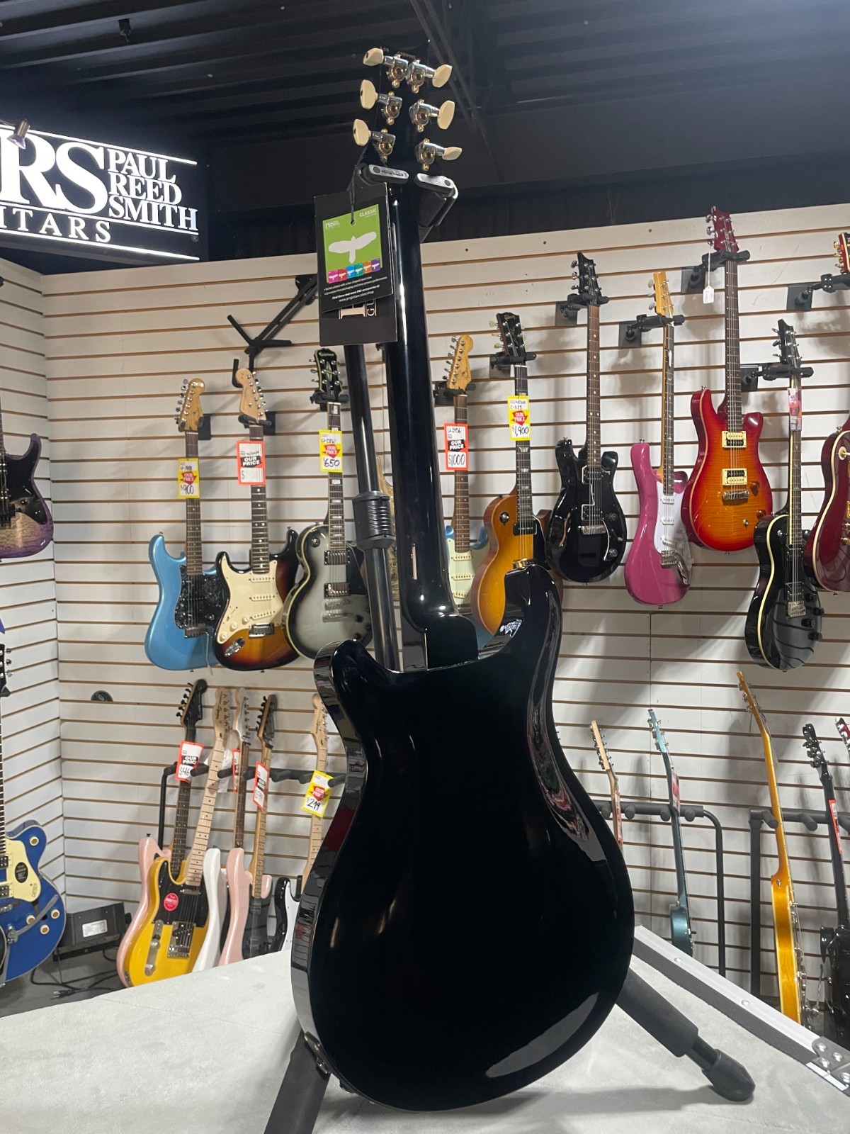 PRS Hollowbody II Piezo Electric Guitar – Custom Color Piano Black w/OHSC & PLEK