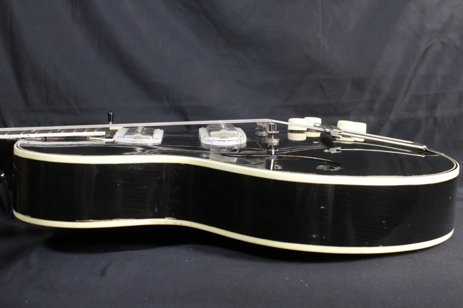 1960 Silvertone H1427 Espanada Black Hollowbody Electric Guitar Harmony H62