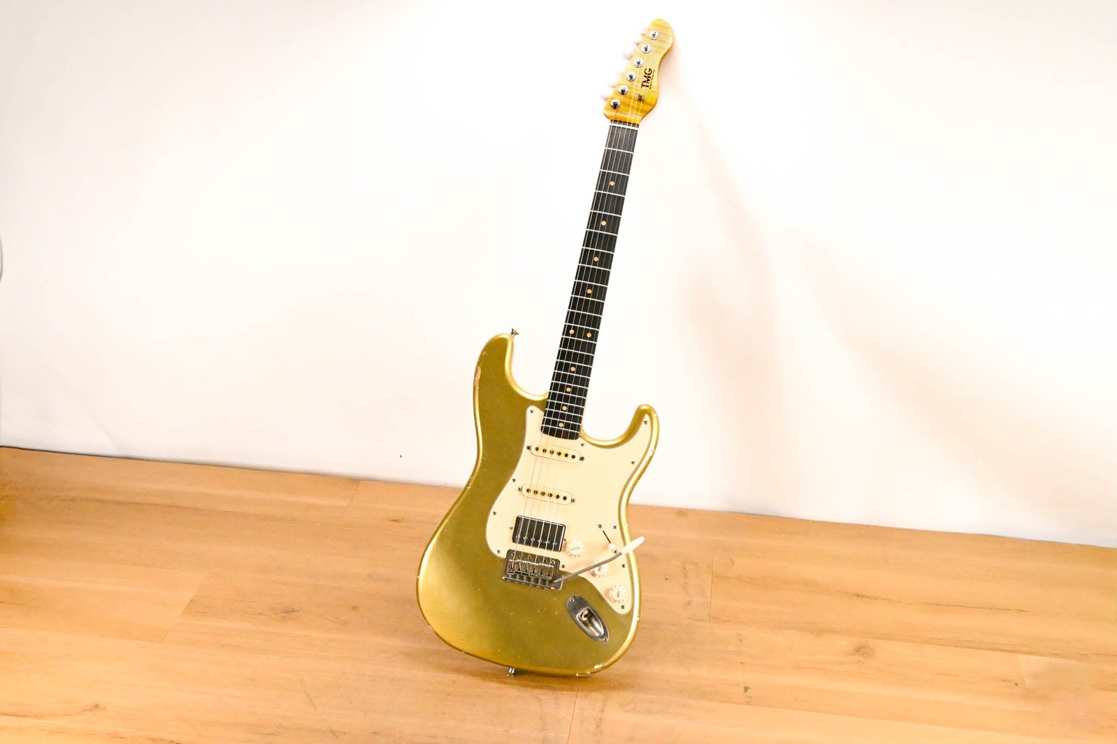 TMG Dover Custom S-Style HSS – Aged Aztec Gold CG014HR