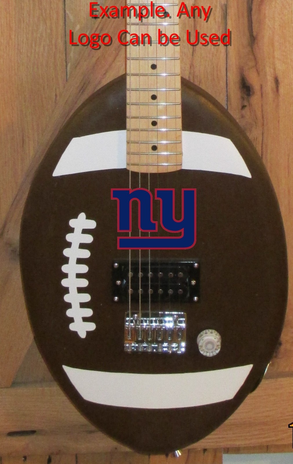 Football Theme Collegiate, NFL Electric Guitar – You Choose the Logo