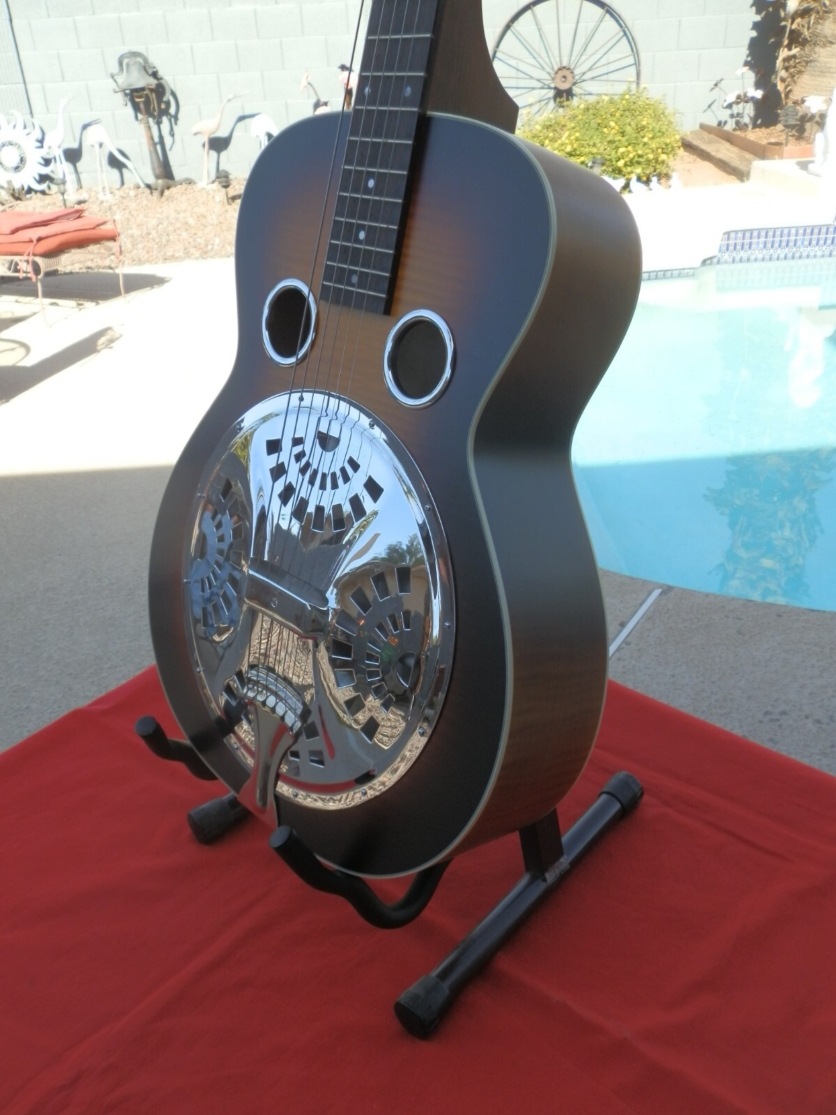 GUILD PROTOTYPE SQUARE NECK LAP STEEL DOBRO GUITAR,ACOUSTIC/ELECT, CASE GORGEOUS