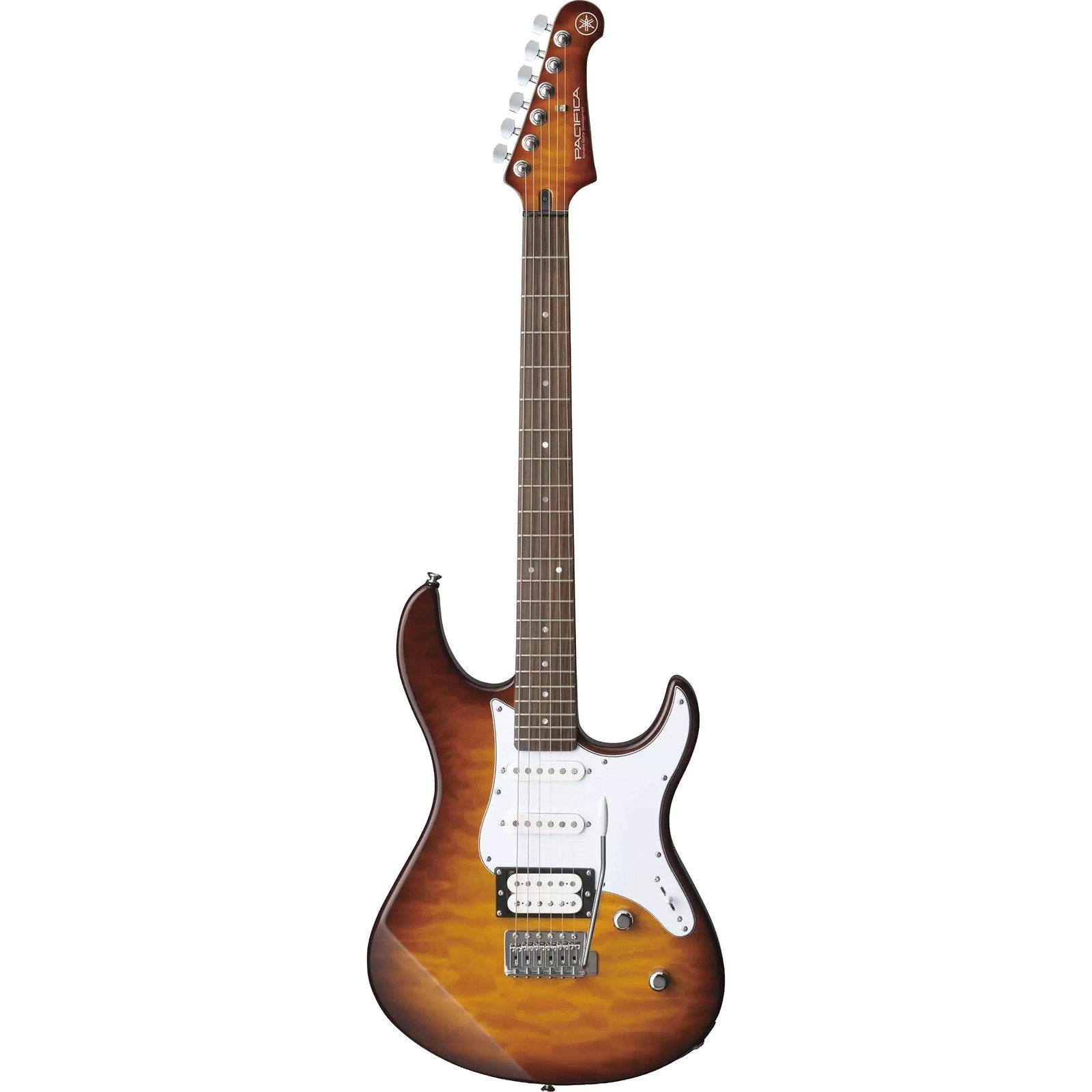 Yamaha PAC212VQM Pacifica Quilted Maple Electric Guitar – Tobacco Brown Sunburst