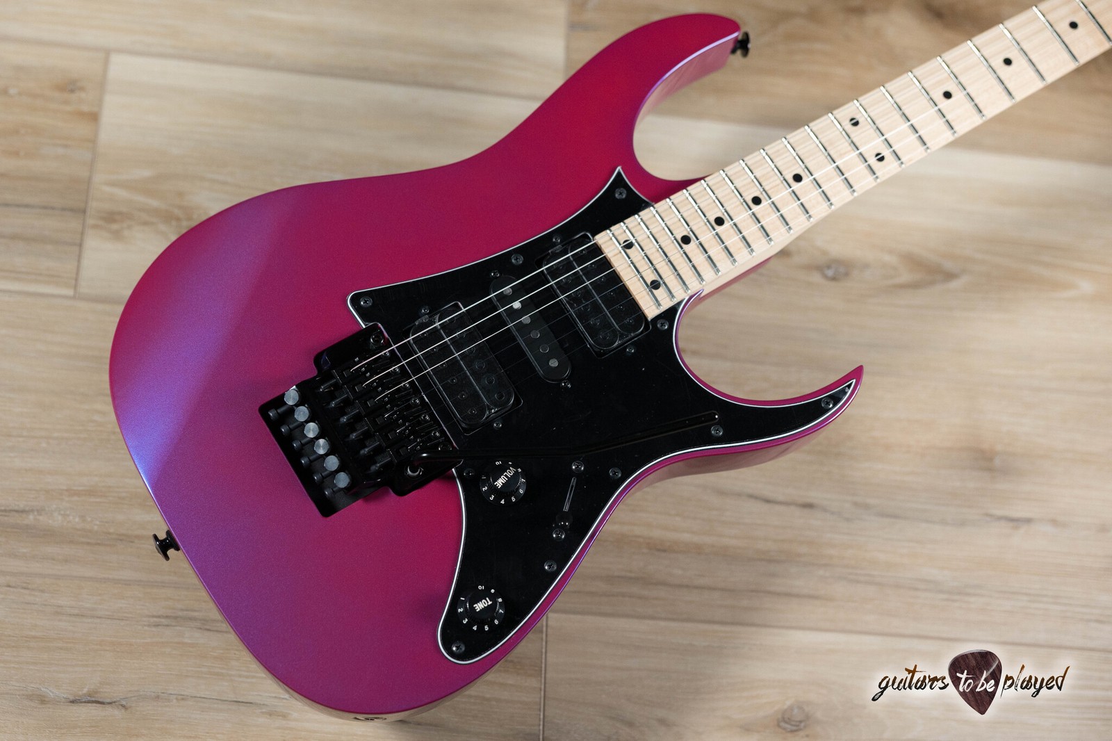 Ibanez RG550 Genesis Made-In-Japan HSH Guitar – Purple Neon