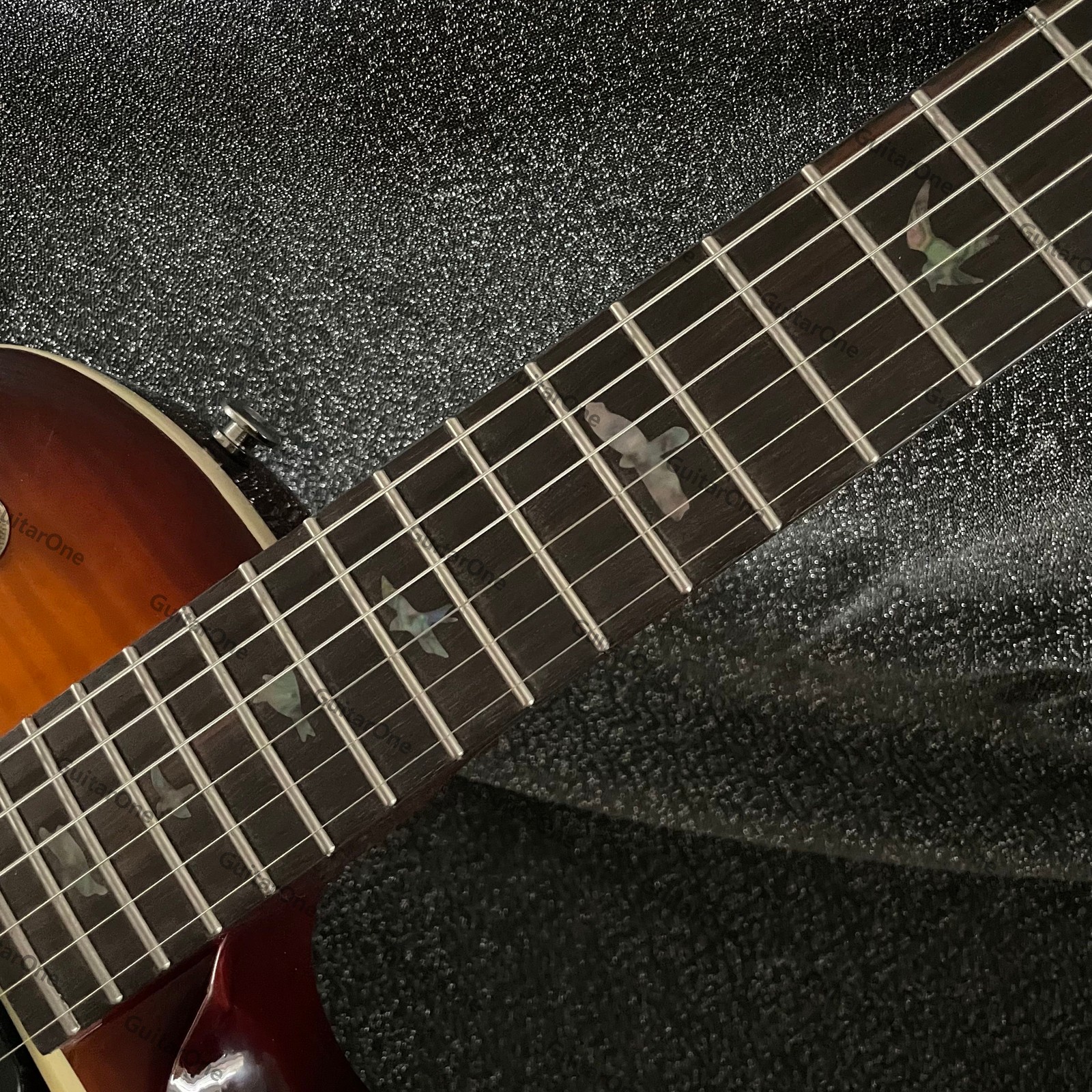 Solid Electric Guitar H-H Pickups Fingered Maple Tobacco Sunburst Chrome HW