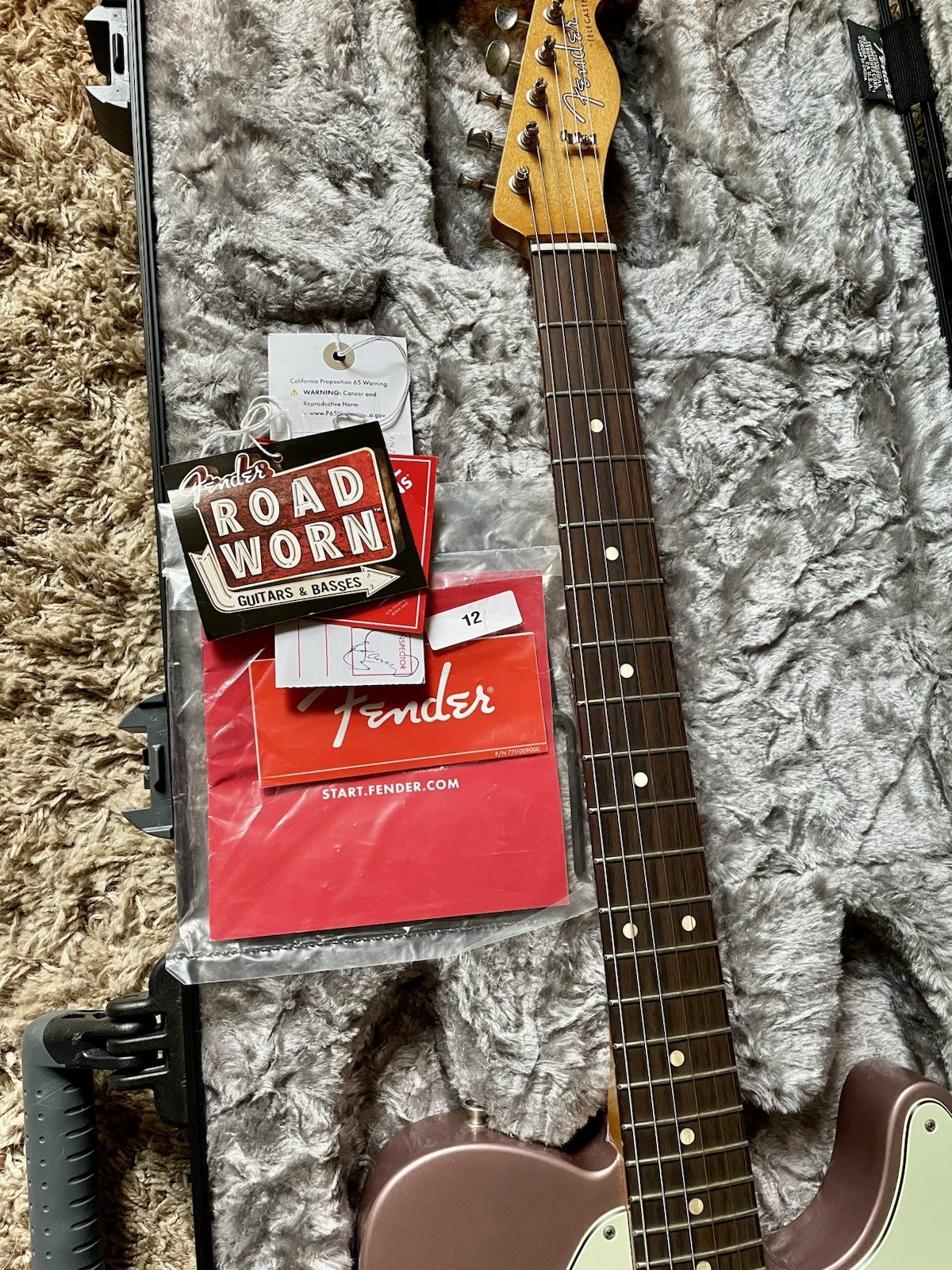 Fender Limited Vintera II Road Worn ’60s Telecaster – Burgundy Mist – Modified