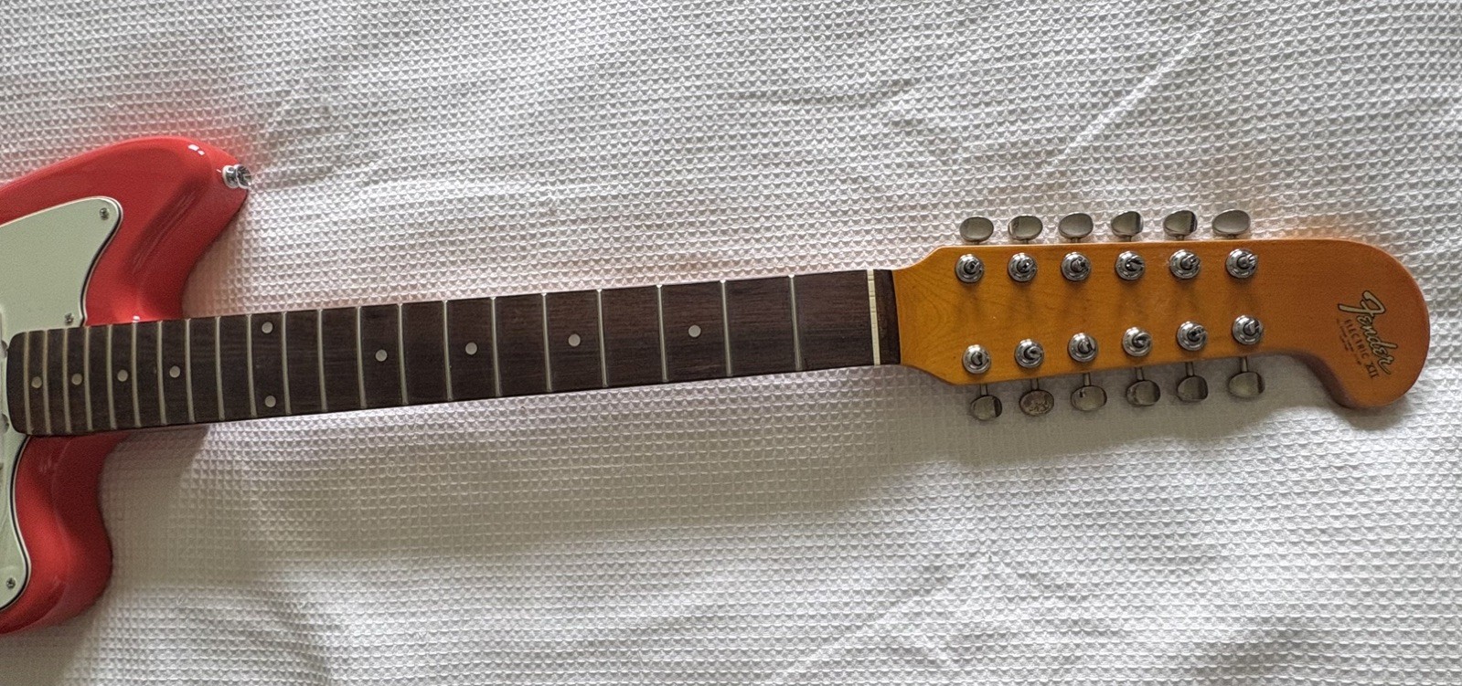 Squier Paranormal Jazzmaster XII 12-string Guitar,NEW Custom Finished NITRO Neck