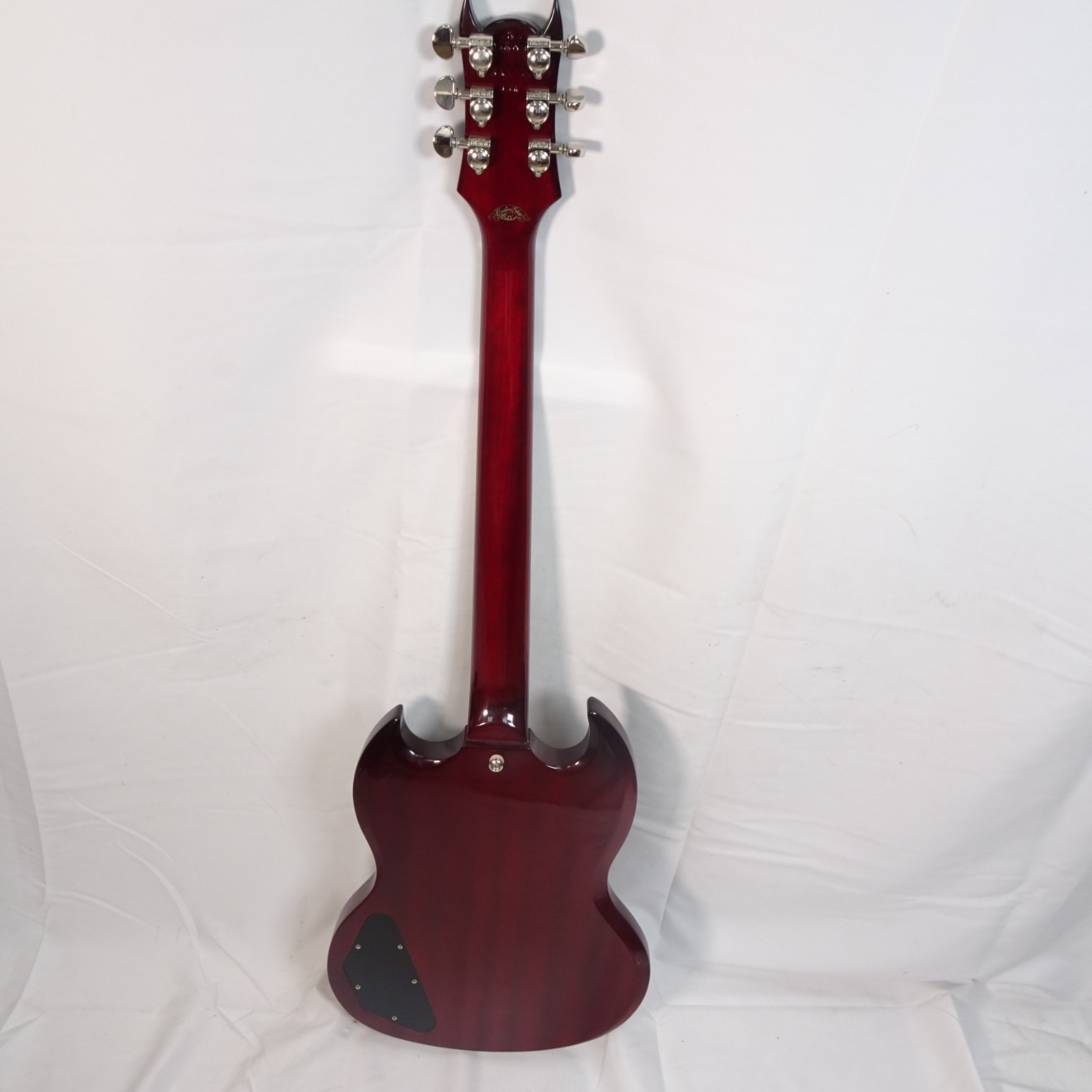 Custom SG Style Electric Guitar Red Cherry Burst Dual Humbucker