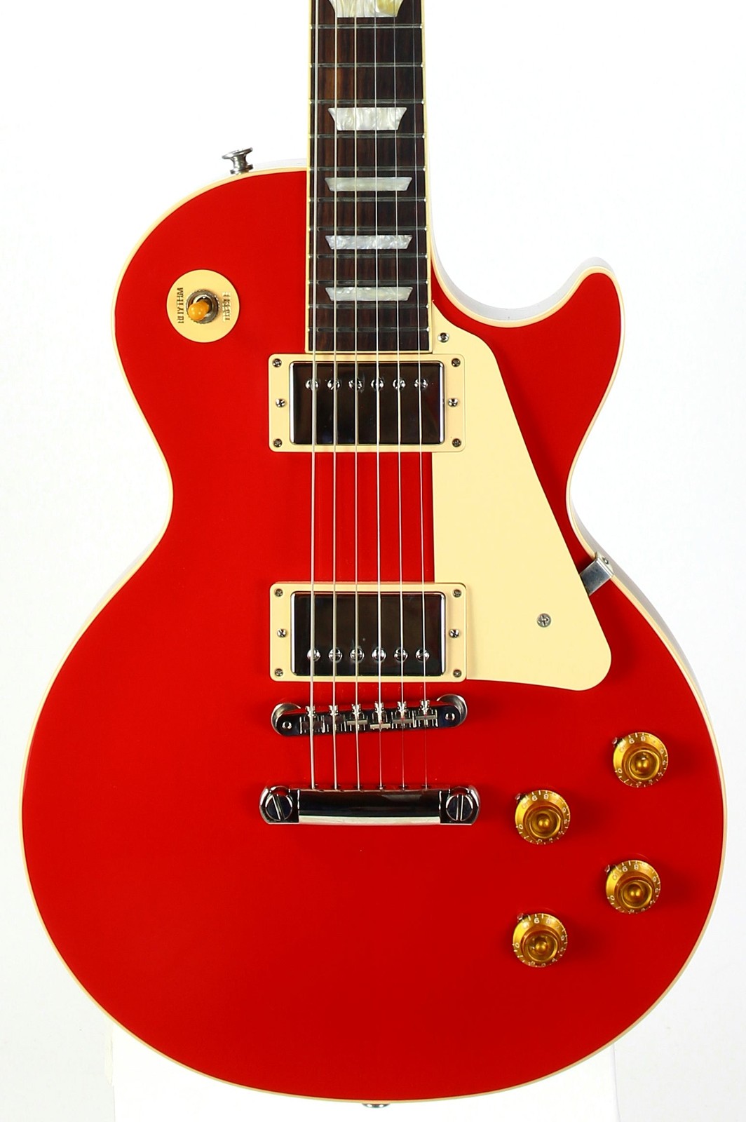 2023 Gibson USA 50s Les Paul Standard Cardinal Red Plain Top | Chunky Neck, MINT