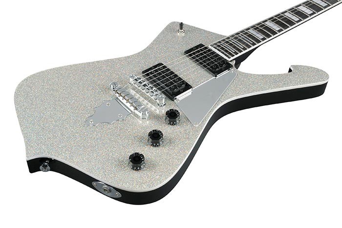 Ibanez PS60-SSL Paul Stanley Signature Model Electric Guitar (Silver Sparkle)