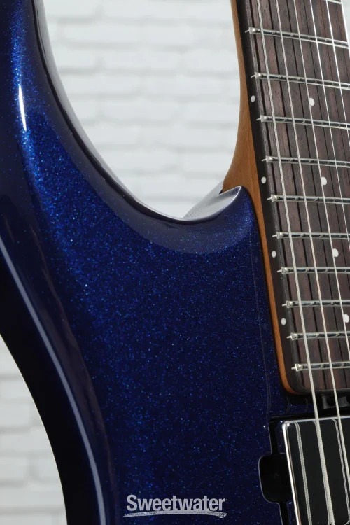 Ernie Ball Music Man Luke 4 HH Electric Guitar – Butane Blue with Rosewood