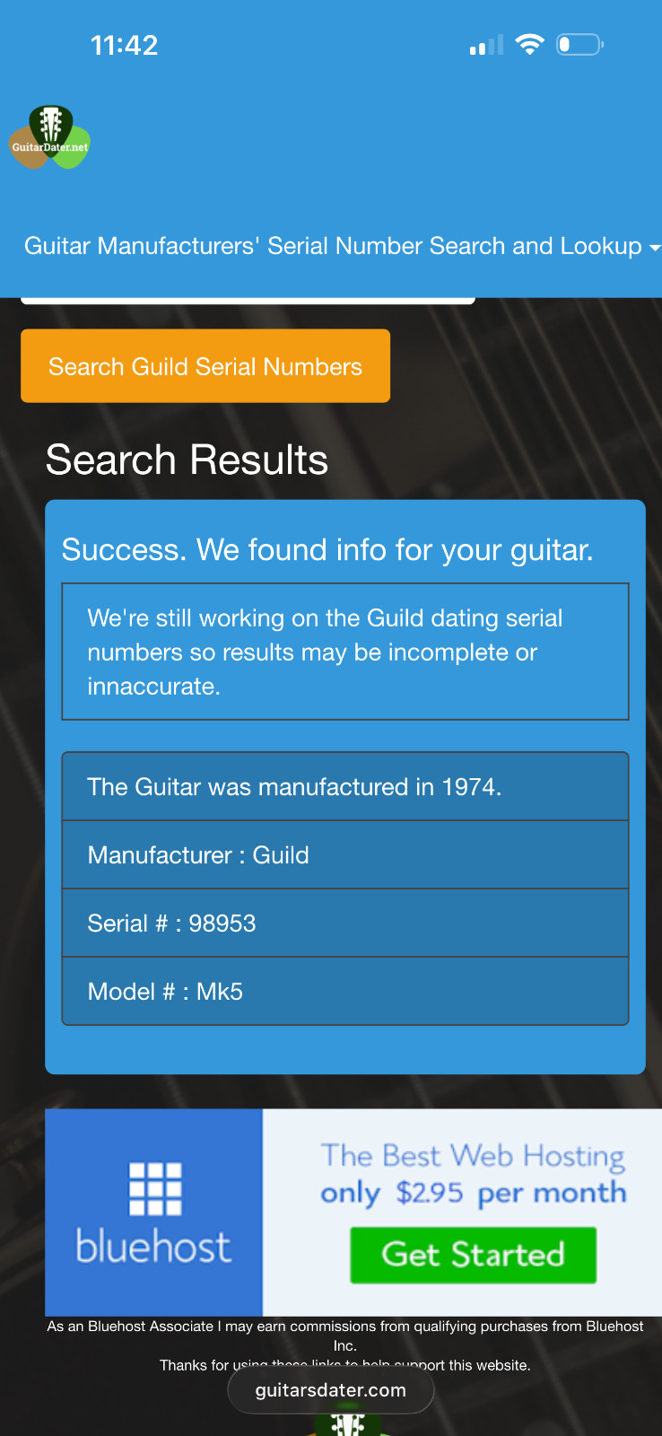 1974 guild mk5 guitar and guild c-15 case