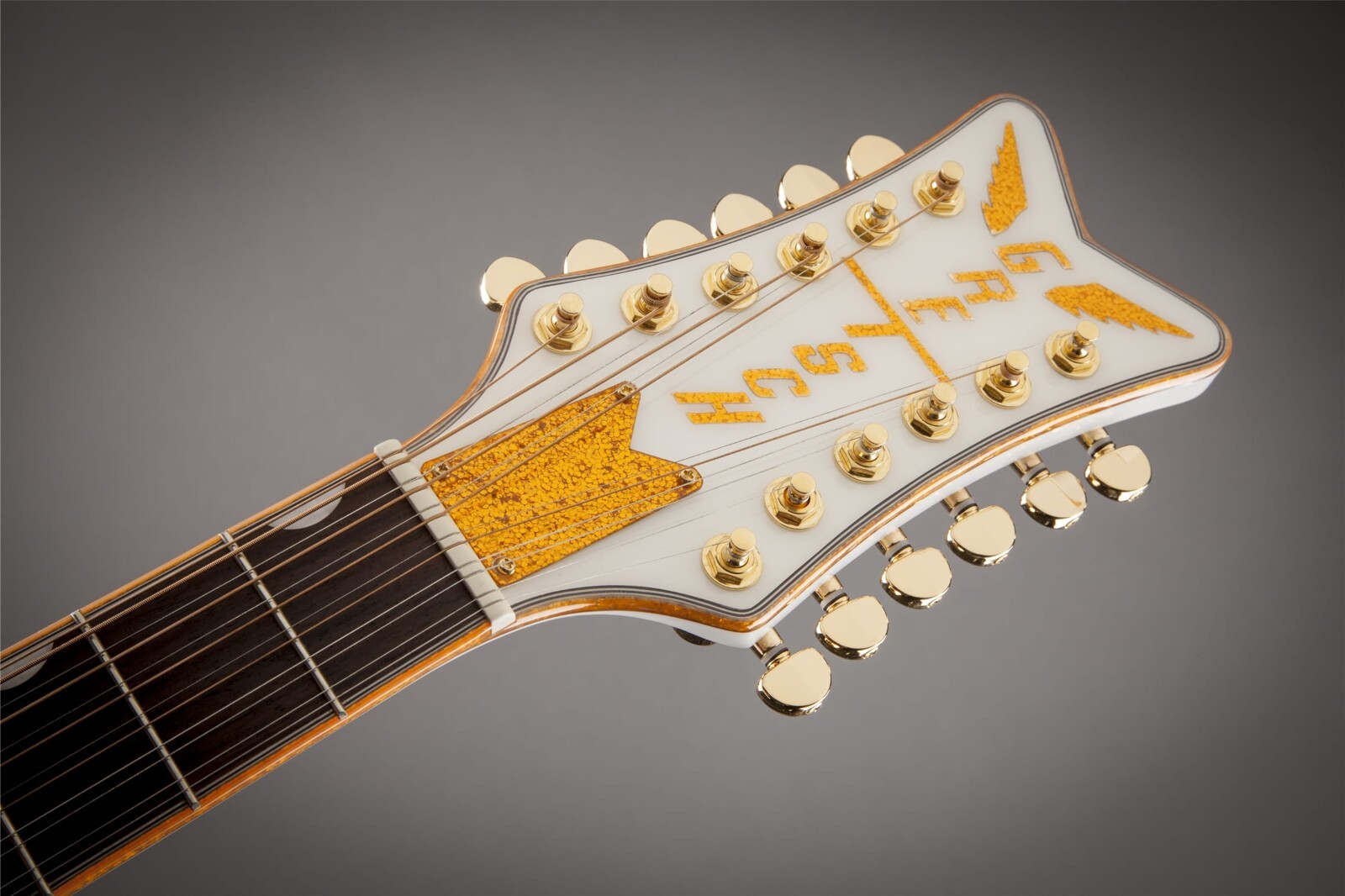 Gretsch G5022CWFE-12 Rancher Falcon Jumbo – White -NEW