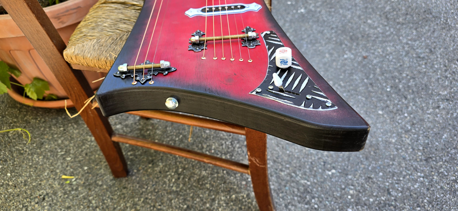 Robert Matteacci Sanguenero Double Neck Electric Guitar