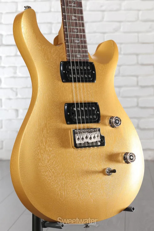 PRS SE CE 24 Standard Satin Electric Guitar – Metallic Gold Satin
