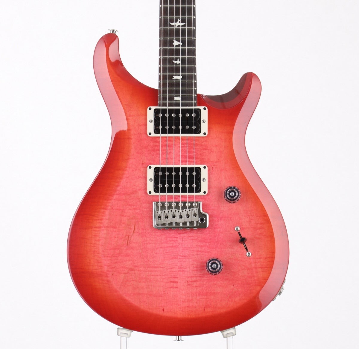 PRS 2022 S2 Custom 24 Bonnie Pink Cherry Burst Pattern Thin Neck [S2064959]