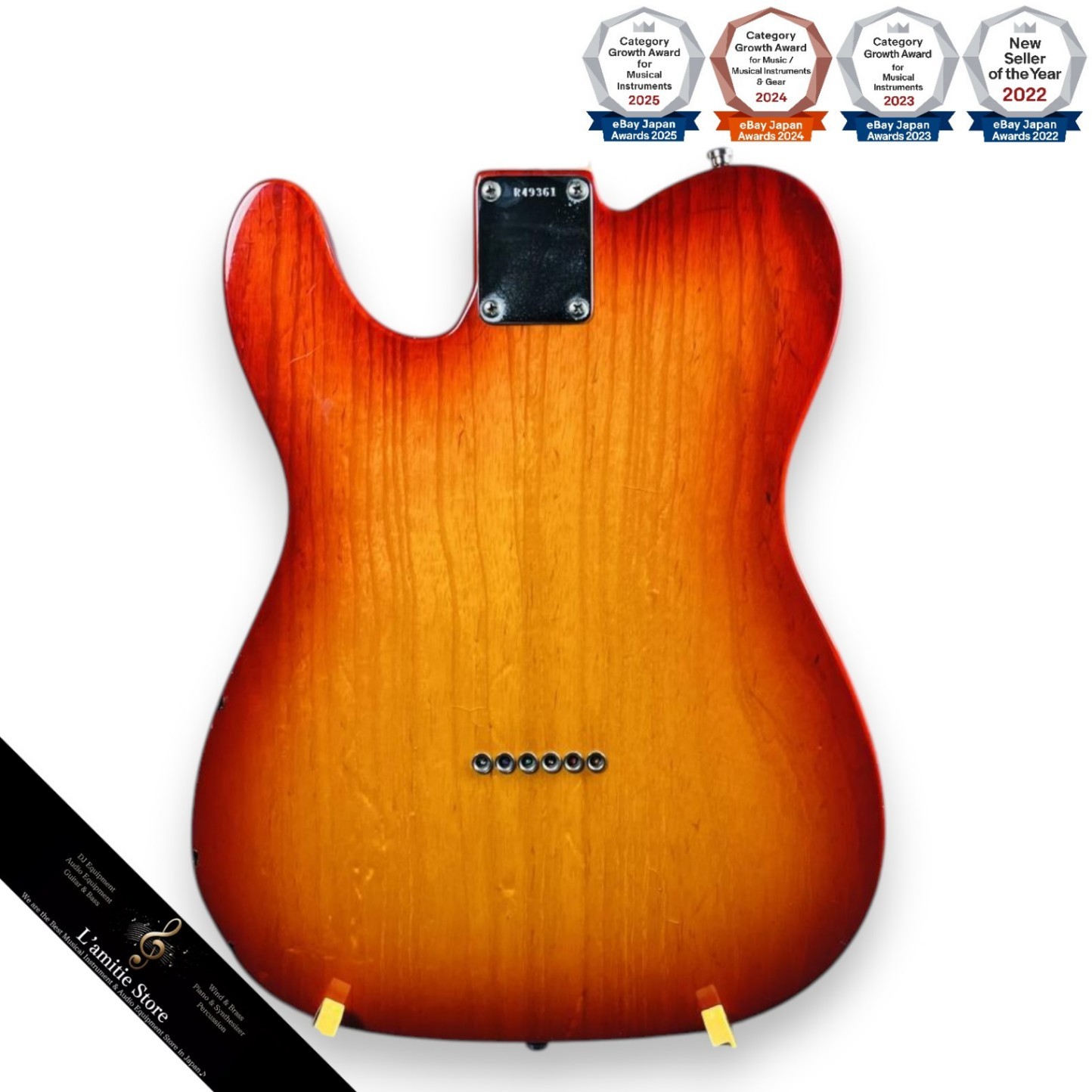 Fender Custom Shop Custom Deluxe Telecaster with Jumbo Frets Locking Tuners