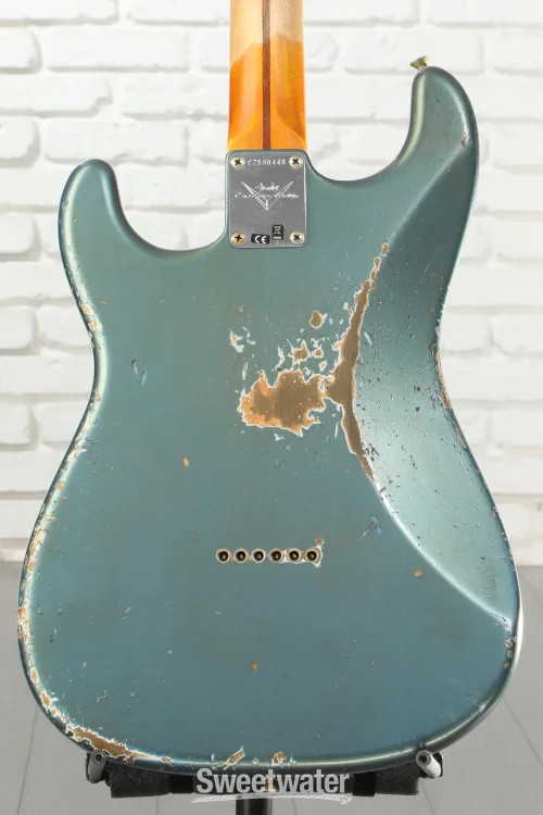 Fender Custom Shop 1956 Hardtail Stratocaster Heavy Relic Electric Guitar – Lake