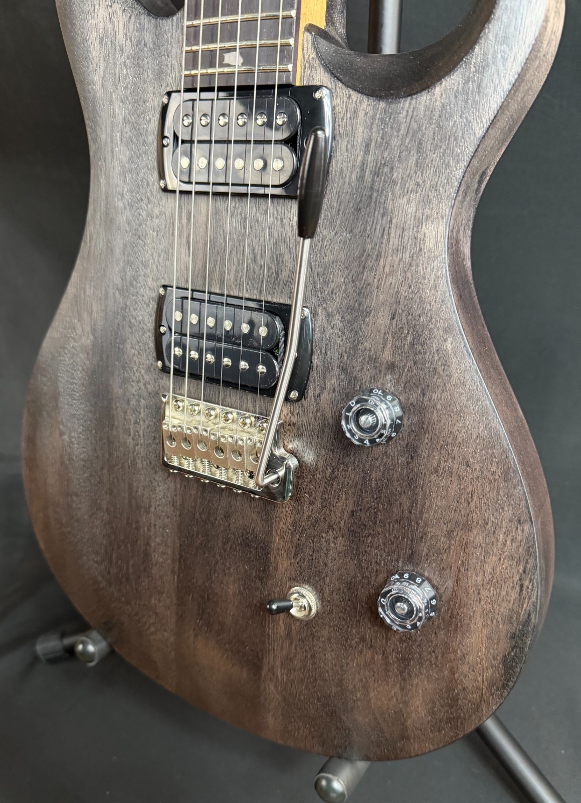 PRS SE CE 24 Standard Satin Electric Guitar Charcoal w/ Gig Bag