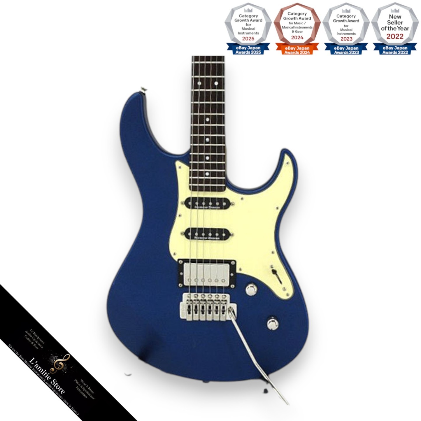 Yamaha Pacifica PAC612VIIX MSB Electric Guitar Matte Silk Blue 2022