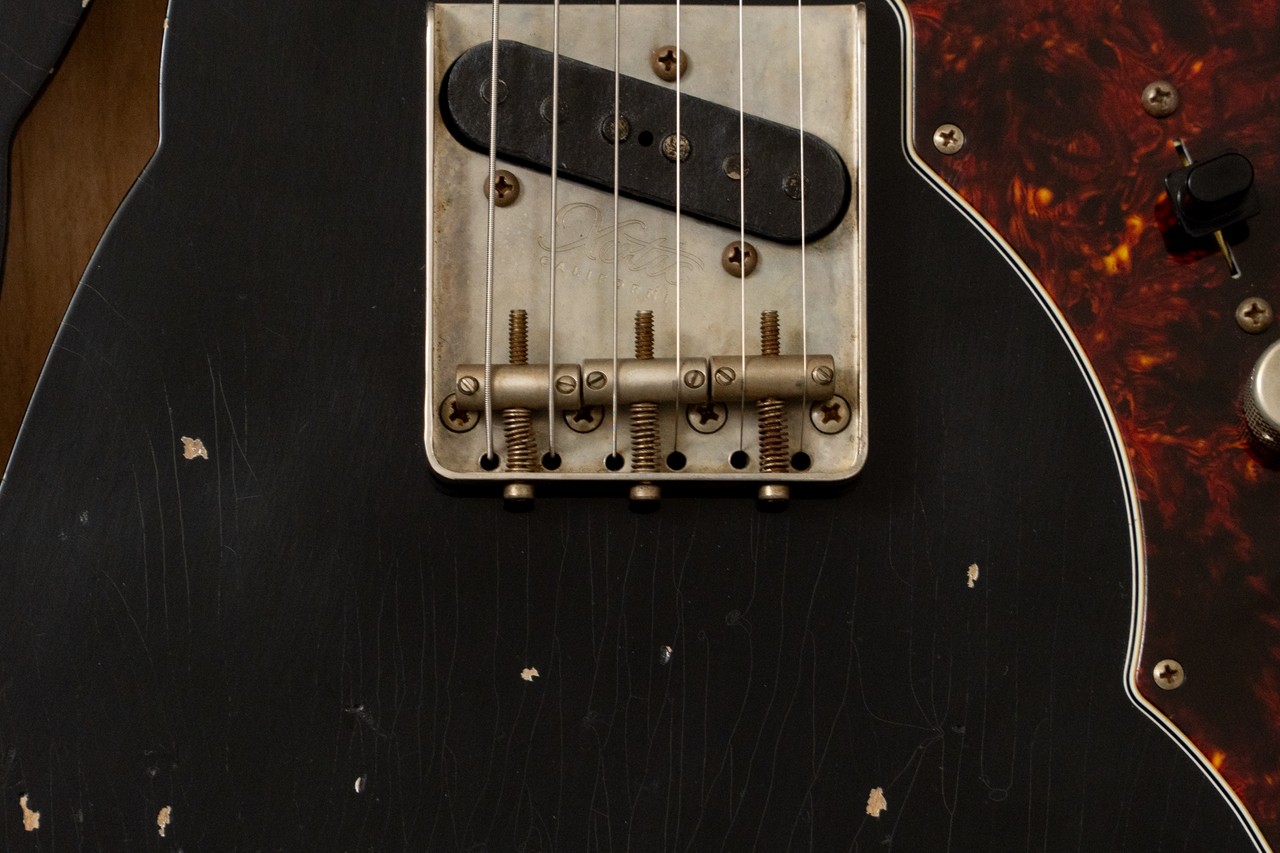 Xotic XTC-1 Thinline Black Heavy Aged Master Grade Neck 2.805kg #4158 TONIQ Yoko