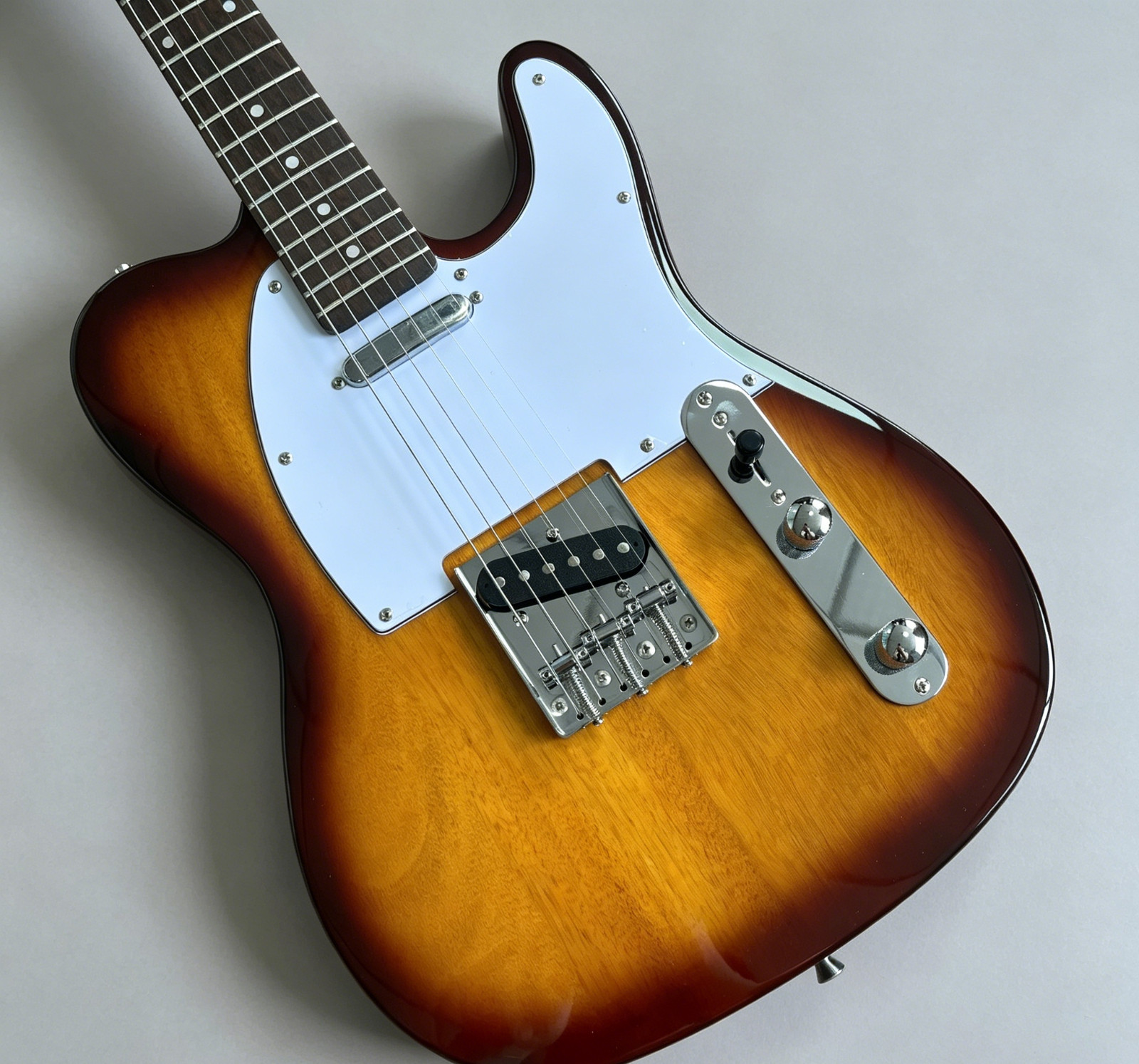 US STOCK TL Style Electric Guitar Sunburst Gloss Rosewood Fretboard Alder Body