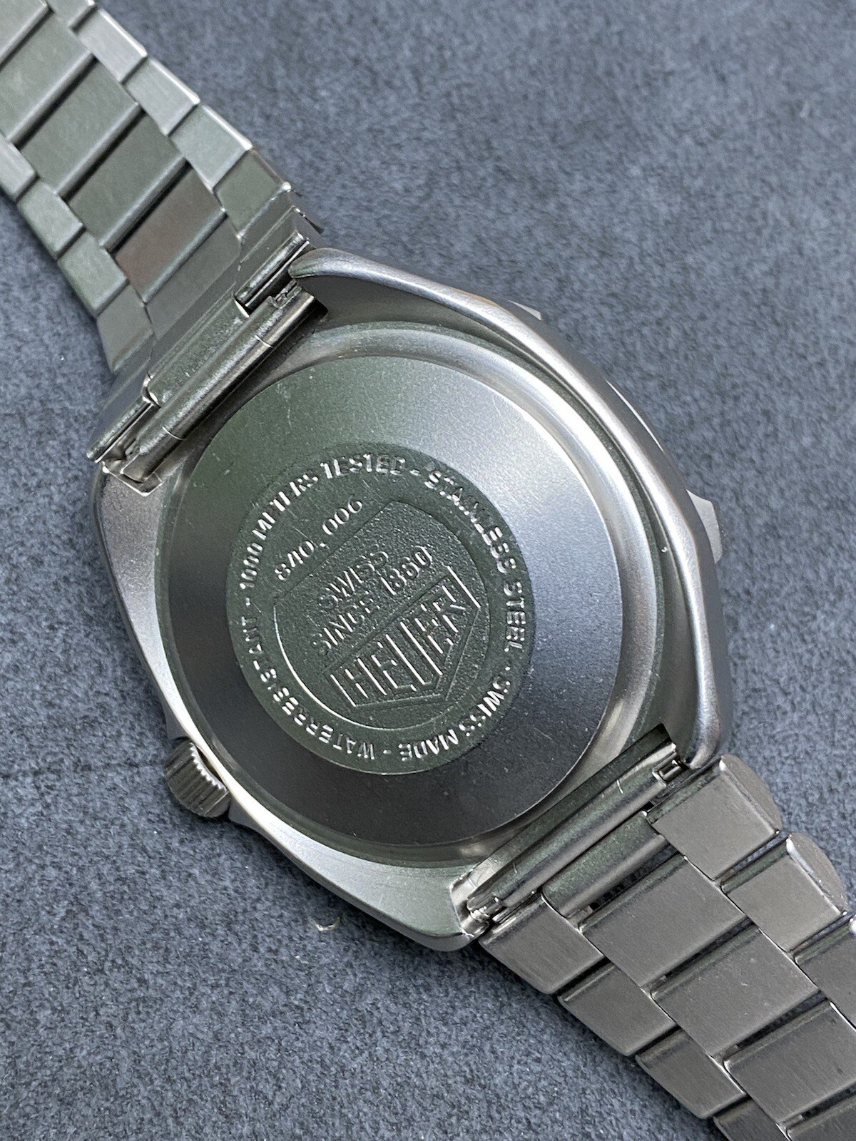 👍 Pre TAG HEUER 840.006 Super Pro Auto Black 844 Submarine Dive Watch