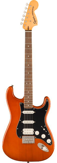 Fender Squier Classic Vibe ’70s Stratocaster HT HSS, Black pickguard, Mocha