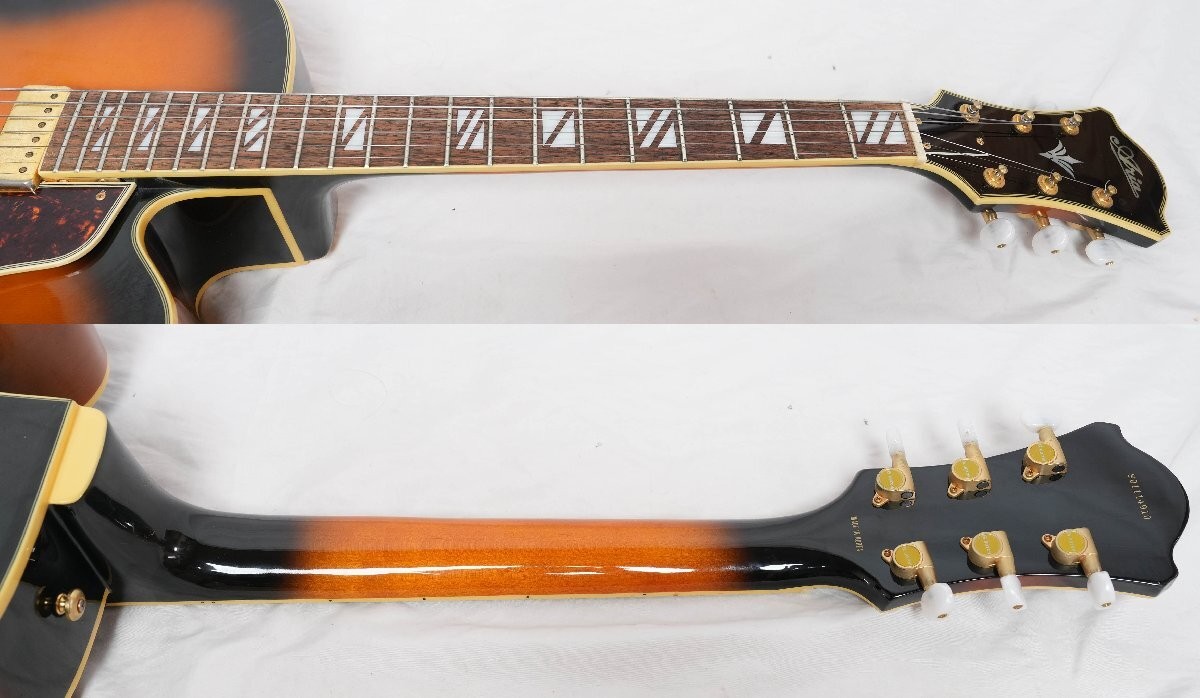 Electric Guitar Aria Pro II FA-71 BS Jazz Sunburst Made in Korea S/N S01114910