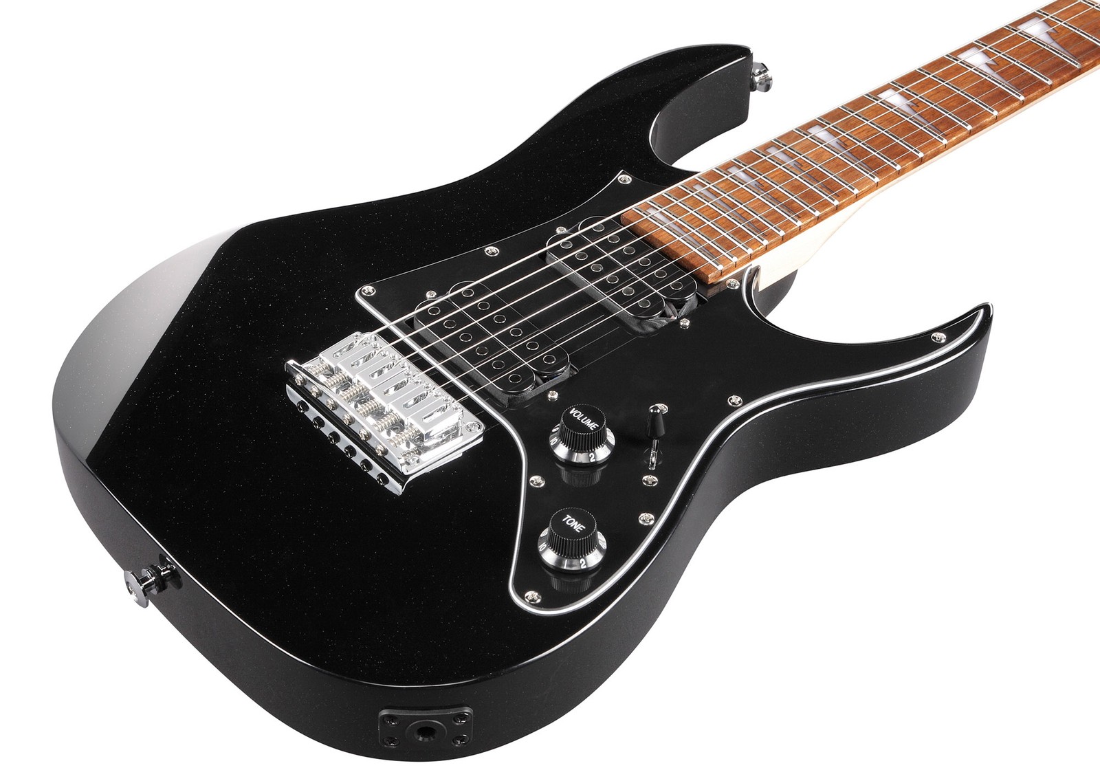 Ibanez GRGM21 RG Gio miKro Short-Scale Electric Guitar – Black Night