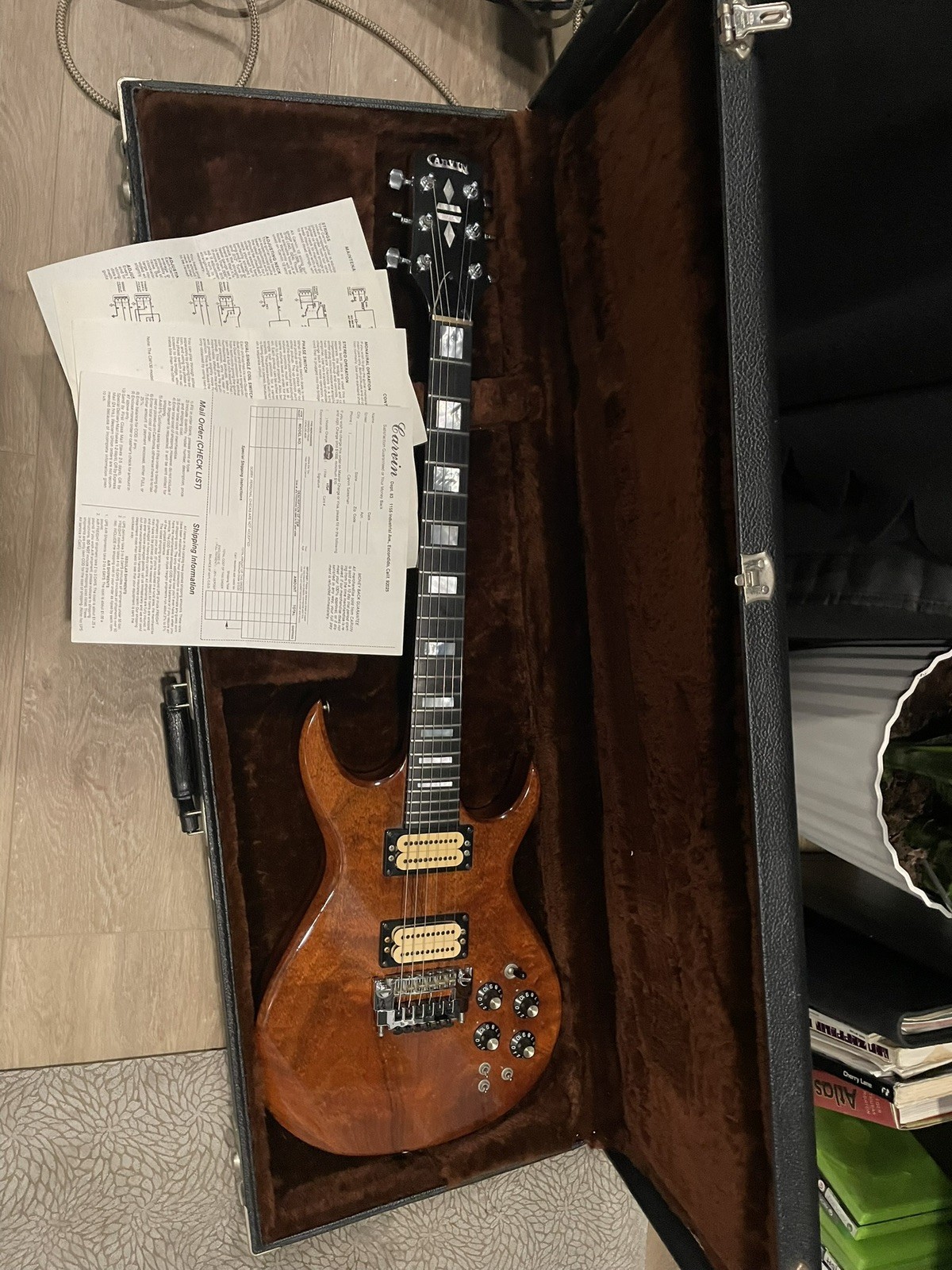 1983-87 Carvin DC200 Koa! w/OHSC
