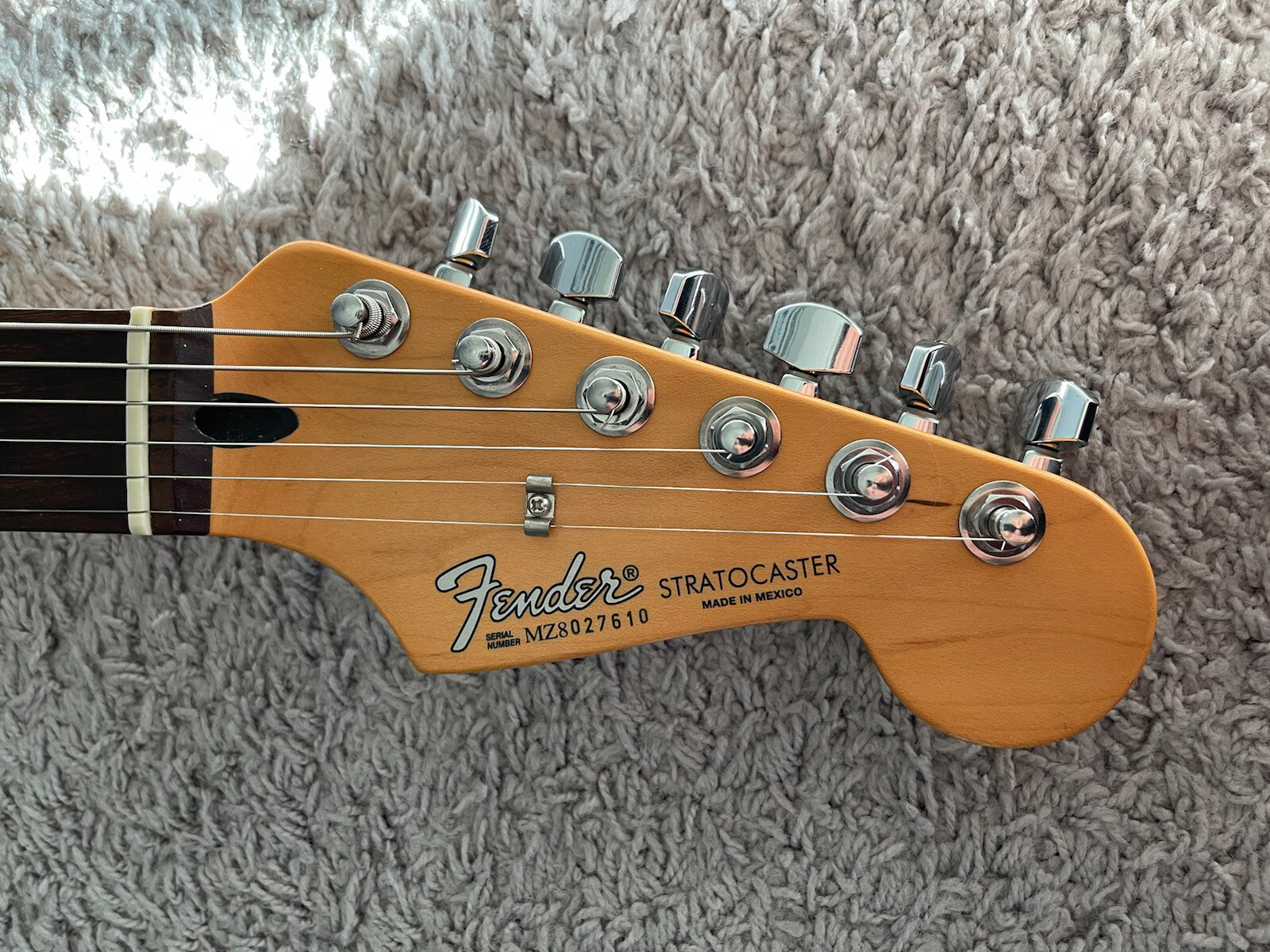 Fender Deluxe Lonestar Stratocaster 2008 MIM HSS Black Lone Star Strat Guitar