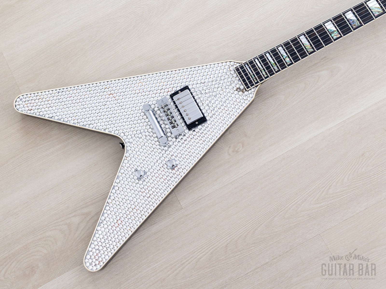 2011 Washburn Custom Shop Limited Edition Paul Stanley PSV 2200 Flying V w/ Case
